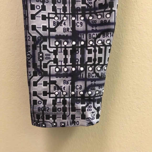NWOT, Circuit Board Printed Design Leggings by Yizzam - Picture 9 of 14